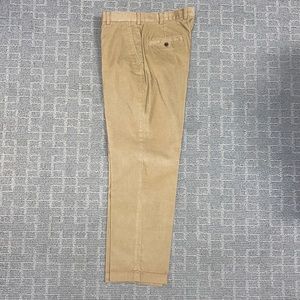 Brooks Brothers Clark Tan 36 x 30 Stretch Corduroys